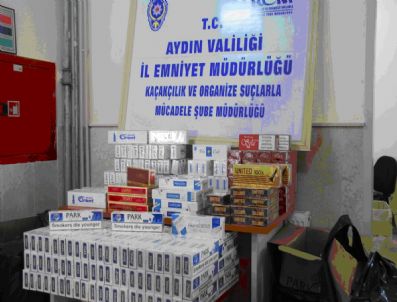 Aydın'da 5 Bin 563 Paket Kaçak Sigara Ele Geçirildi