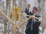 Duvar Ustasından İlkel Televizyon Anteni