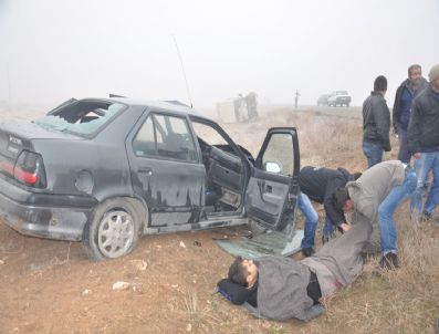 YARPUZ - Sis Kaza Getirdi: 3 Yaralı