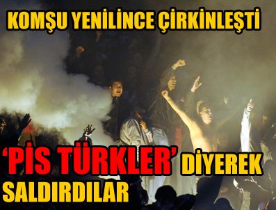 SIN CITY - Bulgar taraftarlar çirkinleşti