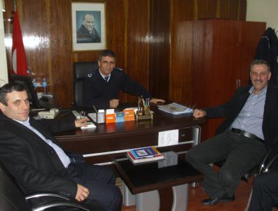 ALI BEKTAŞ - Başkan Bektaş, Kozlu Karakol Amiri Rıza Kara/yı Ziyaret Etti