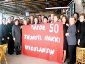 Ayvalıklı Kadınlar, Eşit Temsil Hakkı İstiyor