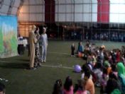 Halı Saha Tiyatro Sahnesi Oldu