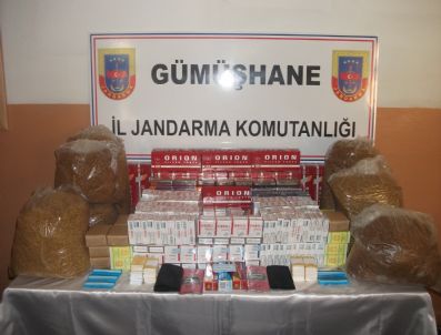 Gümüşhane'de Sigara Kaçakçılarına Darbe