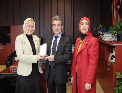 ALI ALTUNTAŞ - Altı Nokta Körler Derneği'nden Omü'ye Teşekkür Plaketi