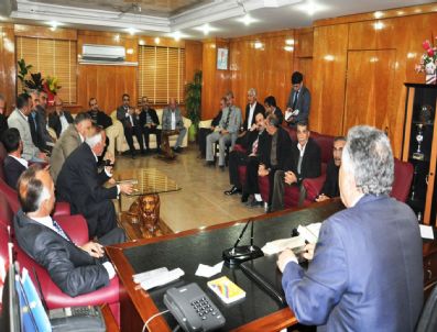 SELIM SADAK - Muhtarlardan Belediye Başkanına Teşekkür Ziyareti