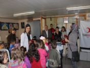 Salihli'de Anaokulu Öğrencilerinden Kızılay'a Ziyaret
