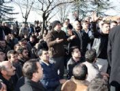 Bursa'da minibüsçülerin eylemi devam ediyor
