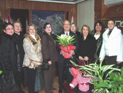 SEDAT PEKEL - Bandırma Demokrat Parti Kadın Kollarından Protokol Ziyaretleri