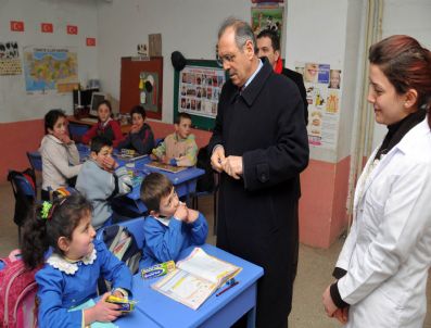 ENVER SALIHOĞLU - Gümüşhane Valisi Enver Salihoğlu Köy Okullarını Ziyaret Ediyor