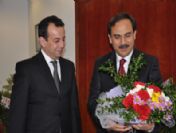 Chp Bolu İl Başkanlığı Rektör Hayri Coşkun'u Ziyaret Etti