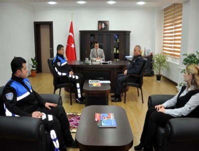 DOĞAN DEMIRDAŞ - Silvan'da Toplum Destekli Polislik Şubesi'nden Kaymakam Demirdaş'a Ziyaret