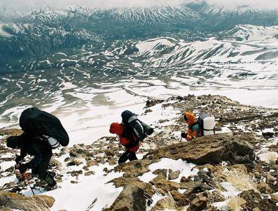 Rizeli Dağcılar Damavent'de Zirve Yaptı