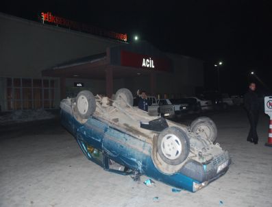 Yüksekova'da İlginç Kaza