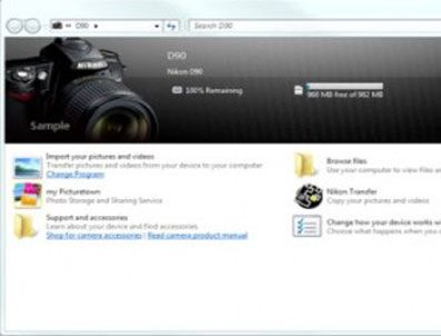CANON - Windows 8'in Device Stage planı