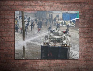 İzinsiz gösteriye 5 tutuklama