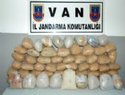 Köy Minibüsünden 59 Kilo 230 Gram Toz Esrar Ele Geçirdi