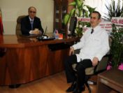 Vali Özçimen, Yeni Başhekimi Ziyaret Etti