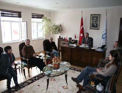 NURULLAH AKTAŞ - Aziziye Film Ekibi'nden Yöneticilere Ziyaret