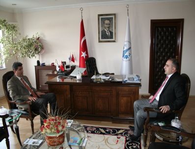 İBRAHIM ÇELIK - Emniyet Müdürü Çelik'ten Başkan Cengiz'e Ziyaret...