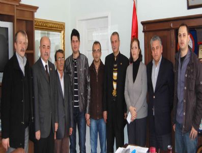 TÜRK MÜHENDIS VE MIMAR ODALARı BIRLIĞI - Jeotermal Platformu Üyelerinden Başkan Karahan'a Ziyaret