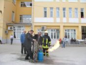 Tosya Devlet Hastanesi'nde Yangın Ve Deprem Tatbikatı