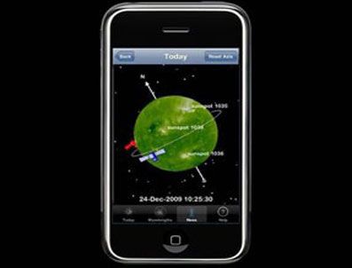 Apple uygulamasıyla Güneş ve dinamikleri üç boyutlu olarak izlenebiliyor