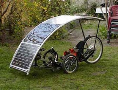 Güneş enerjisiyle çalışan bisiklet