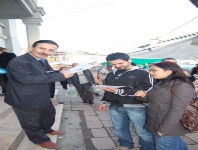 SOSYAL ADALET - Kesk, Tekel İşçileri İçin Bildiri Dağıttı