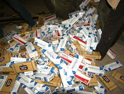 Tarsus'ta 785 Karton Kaçak Sigara Ele Geçirildi