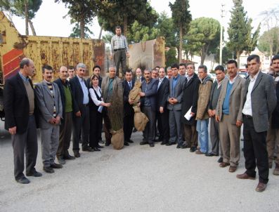 MUZAFFER ŞAHINER - Kula Ve Köylerinde Çiftçilere 10 Bin Fidan