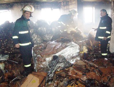 Konserve Fabrikasında Yangın