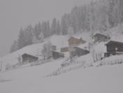 Ayder'de Kar Yağışı