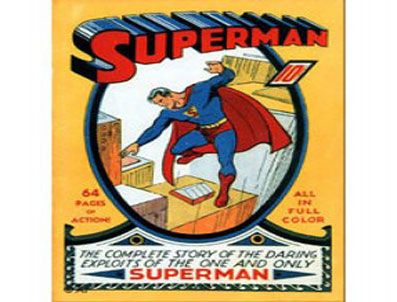 Süpermen çizgi romanının ilk baskısı 1 milyon dolara satıldı