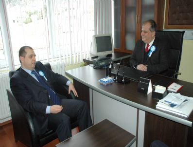 HAYATI NIZAMOĞLU - Vergi Dairesi Başkanı Aruntaş'tan Borsa'ya Ziyaret