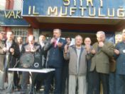 Siirt'te Yılın İlk Umre Kafilesi Kutsal Topraklara Uğurlandı