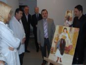 Başkan Kursiyerlerin Eserlerine Hayran Kaldı