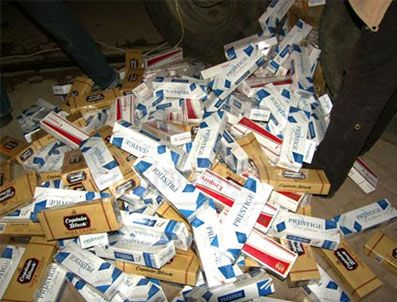 Bolu'da Kaçak Sigara Operasyonu