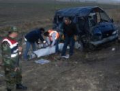 Manisa'daki trafik kazası: 1 Ölü 9,yaralı