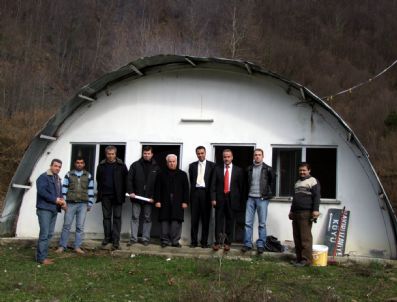 Sakız Yolunda Şantiye Kuruluyor