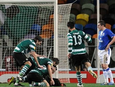 EVERTON - Sporting Lizbon sahasında Everton'u 3-0 ile geçti