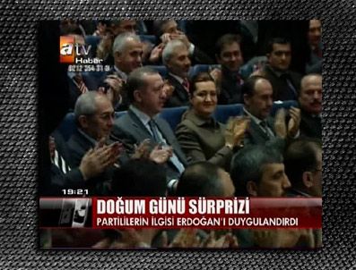 Başbakan'a doğum günü sürprizi