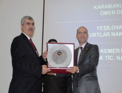 RAMAZAN KERIM ÖZKAN - Burdur'da Vergi Rekortmenleri Ödül Töreni