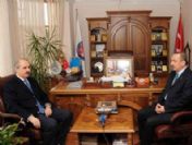 Numan Kurtulmuş taziye ziyaretinde bulundu