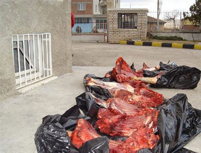 Yozgat'ta kaçak et satışı: 2 gözaltı