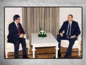 Davutoğlu Aliyev'le görüştü