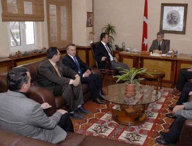 HALUK İMGA - Türk-İş Ayfon Valisi İmga'yı ziyaret etti