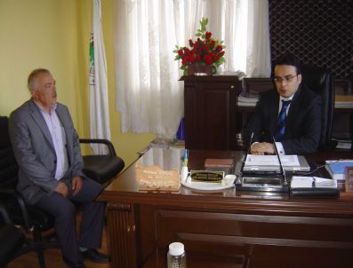 ŞEYHLER - Kaymakam Şeker'den Şeyhler Ve Karbasan Belediye Başkanlarına Ziyaret