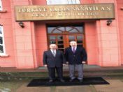 Kaymakam Yılmaz Tüvasaş'ı Ziyaret Etti