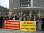 Viranşehir'de İş Bırakma Eylemi